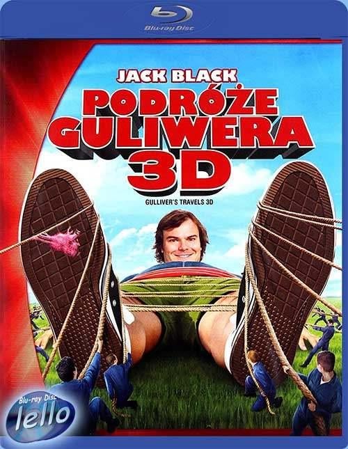 Blu-ray 3D: Gulliver's Travels (2010 Jack Black) PL NS NLO, Ophalen of Verzenden, Zo goed als nieuw, Avontuur