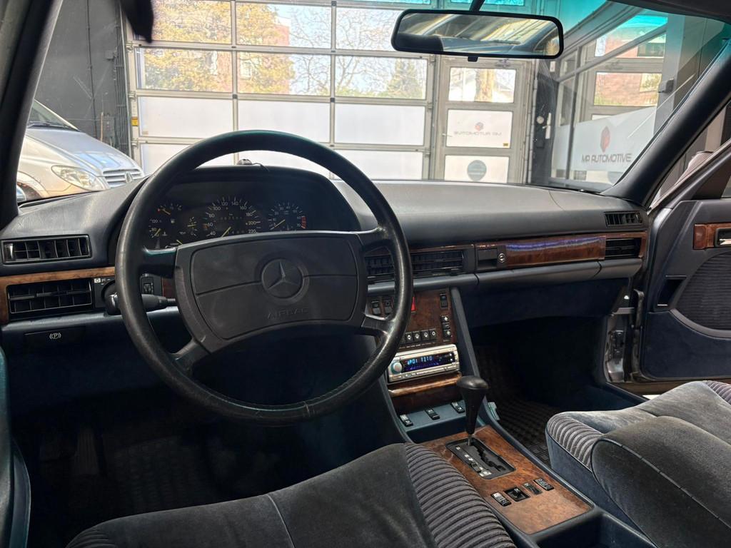 Mercedes-Benz S-klasse 420 SEL V8 AUT|Oldtimer|Airco|Memory|, Automaat, Achterwielaandrijving, Gebruikt, 8 cilinders