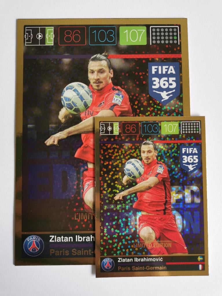 Panini - Adrenalyn FIFA 365 - 2015/2016 - Zlatan Ibrahimovic, Buitenlandse clubs, Spelerskaart, Verzenden, https://support.panini.it/?WEBSITE=pgroup&LANGUAGE=nl