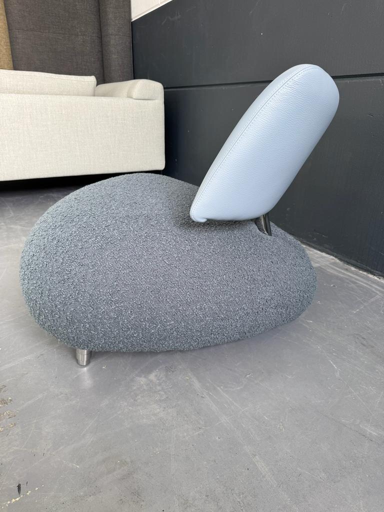 Showroommodel Leolux Pallone Pa | stof en leder, Ophalen, Leolux, Nieuw, 75 tot 100 cm