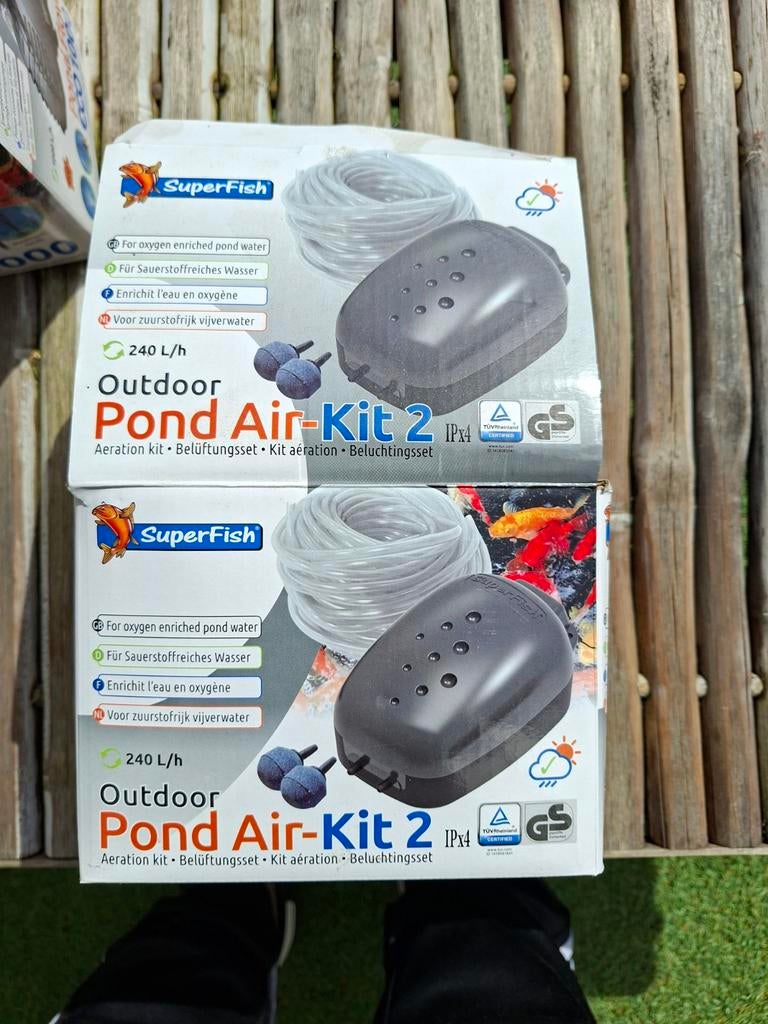 Vijverpomp en air kit nieuw, Tuin en Terras, Ophalen of Verzenden, Nieuw, Vijverpomp