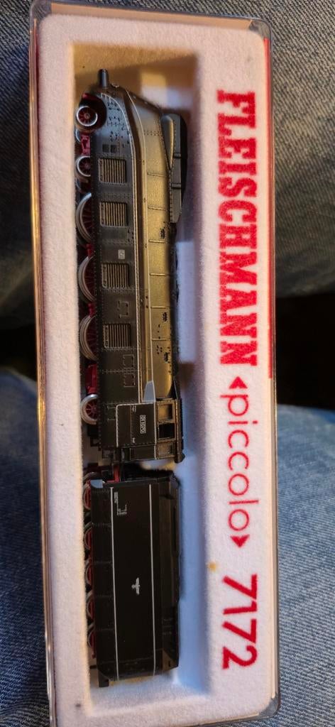 Fleischmann Piccolo 7172 analoog met bijpassende wagons., Treinset, Gelijkstroom, Fleischmann, Ophalen of Verzenden