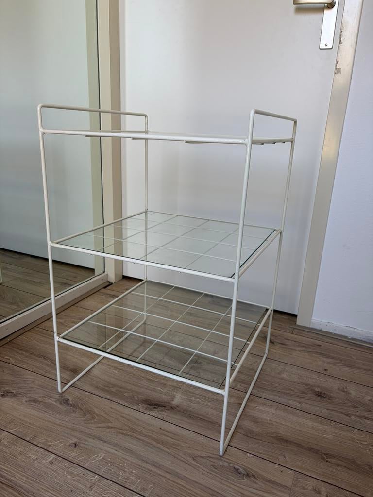 Vintage side table, Huis en Inrichting, Tafels | Sidetables, Ophalen, Vintage, retro, Gebruikt, Minder dan 50 cm