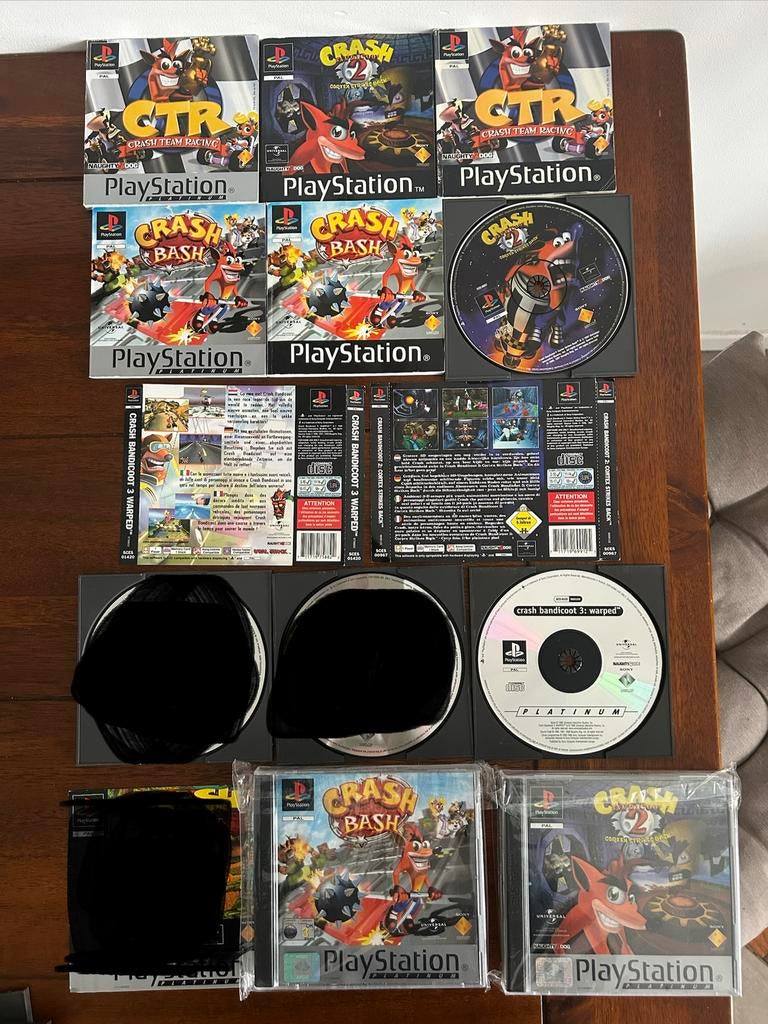 Crash Bandicoot / Losse Inlays Disc’s & Manual’s / PS1, Spelcomputers en Games, Avontuur en Actie, 1 speler, Ophalen of Verzenden