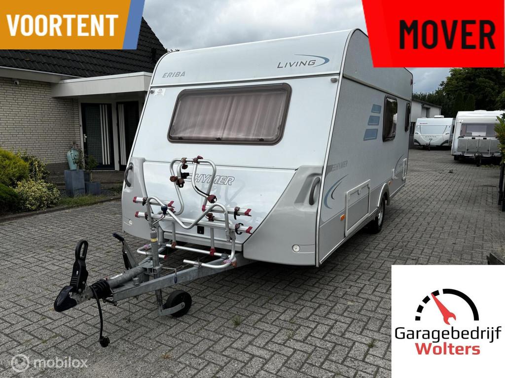 Eriba hymer living MOVER VOORTENT NETTE STAAT, Ringverwarming, Bedrijf, 6 tot 7 meter, Eriba