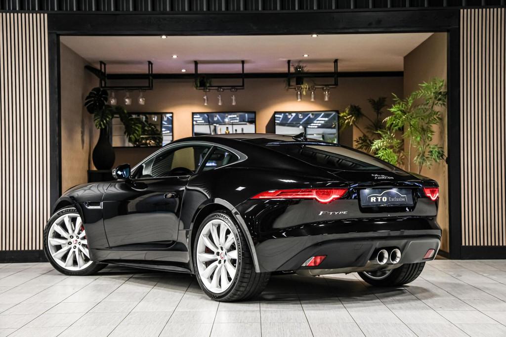 Jaguar F-type 3.0 V6 Coupé|Pano|Memory|stoelverw.|sportuitl, Auto's, Automaat, Achterwielaandrijving, 2995 cc, Met garantie (alle)