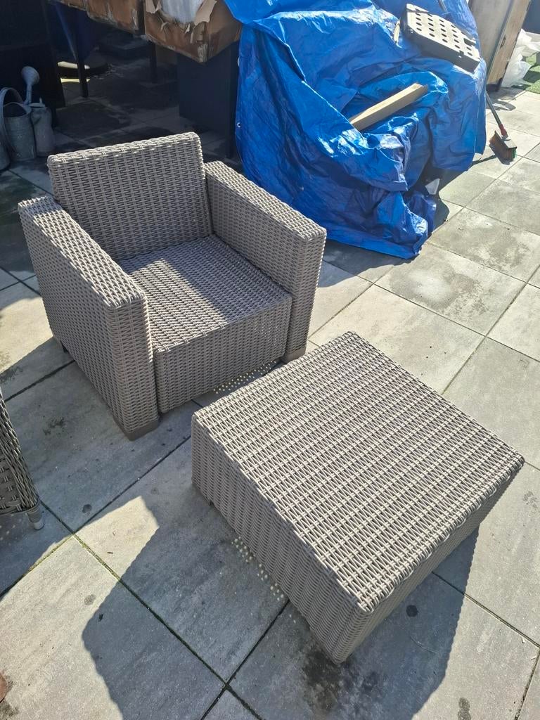 Allibert loungeset 1 persoons, Ophalen, Zo goed als nieuw, Loungeset