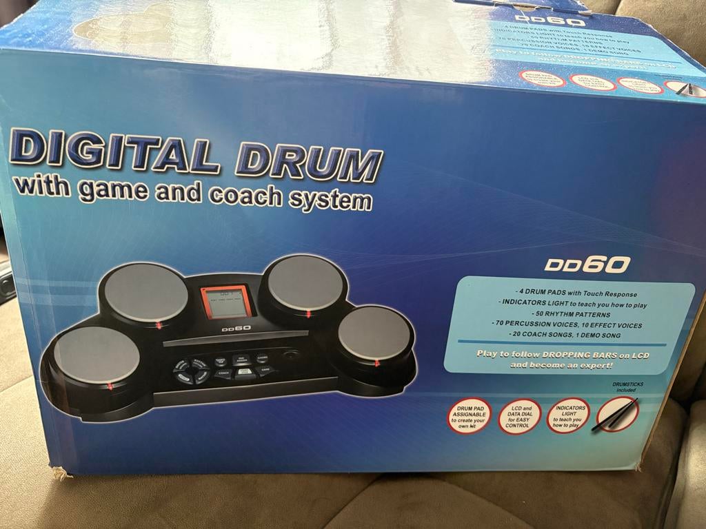 Medeli DD60 Digitaal Drumstel met Game & Coach Systeem, Muziek en Instrumenten, Ophalen of Verzenden, Gebruikt, Overige merken