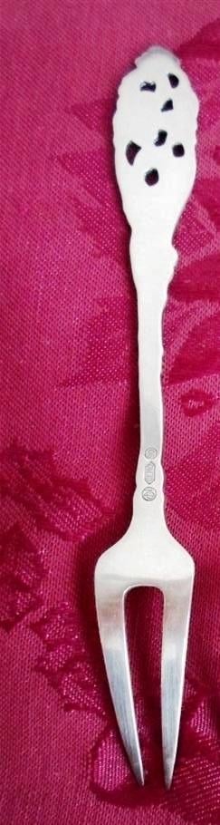 Oude zuurprikker. Gero. Georg Nilsson. Verzilverd., Ophalen of Verzenden