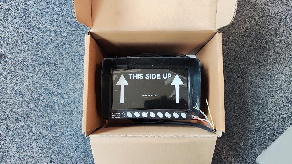 Camera monitor LED dubbel DIN 7" Orlaco, Ophalen of Verzenden, Nieuw