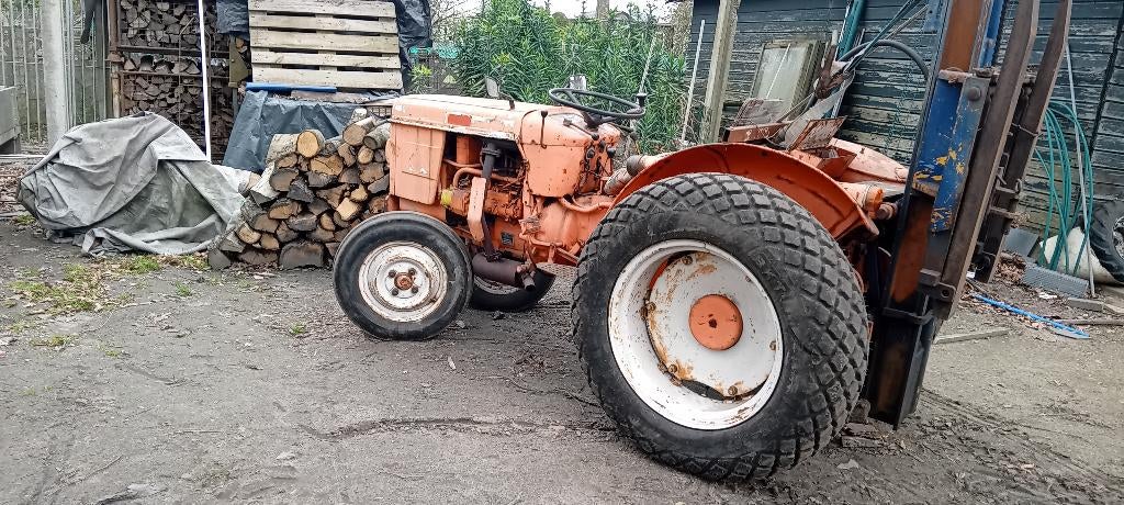 renault old timmer met hefmast, Ophalen, Gebruikt