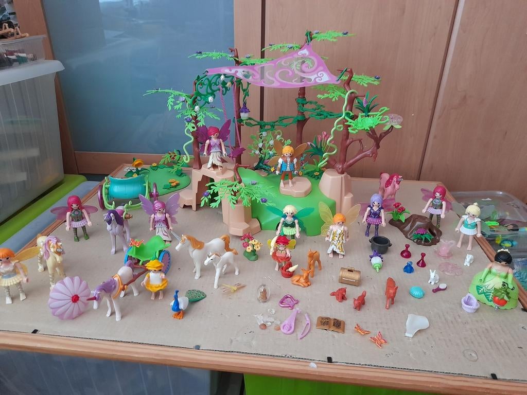Playmobil feeentuin/ elf, Kinderen en Baby's, Speelgoed | Playmobil, Ophalen of Verzenden, Zo goed als nieuw, Complete set