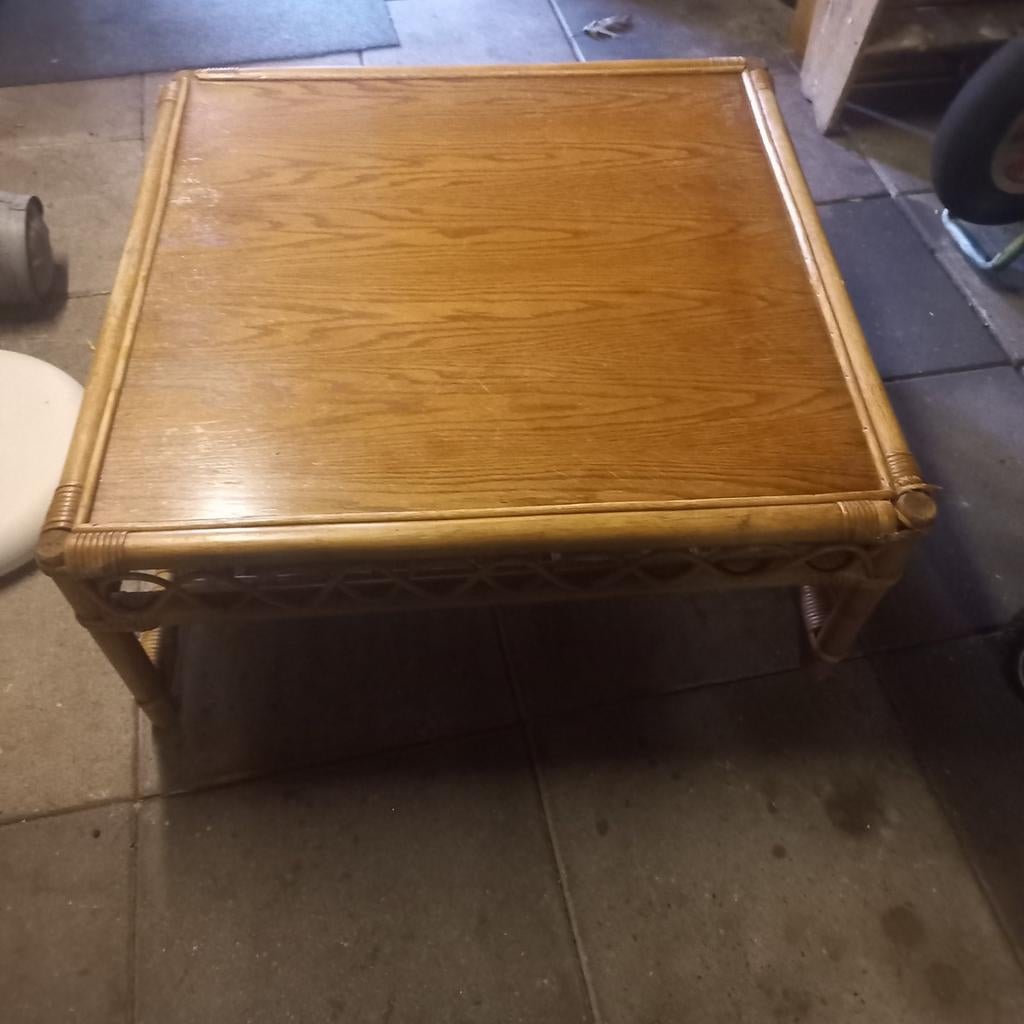 Leuke salontafel 93x93 cm, 100 tot 150 cm, Minder dan 50 cm, Rechthoekig, 50 tot 100 cm