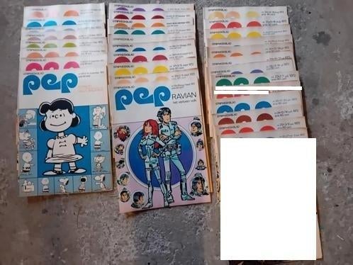 112 x Strip weekblad pep 1972 - 1973 - 1975 jaren 60, Boeken, Meerdere stripboeken, Ophalen of Verzenden, Gelezen, Pep