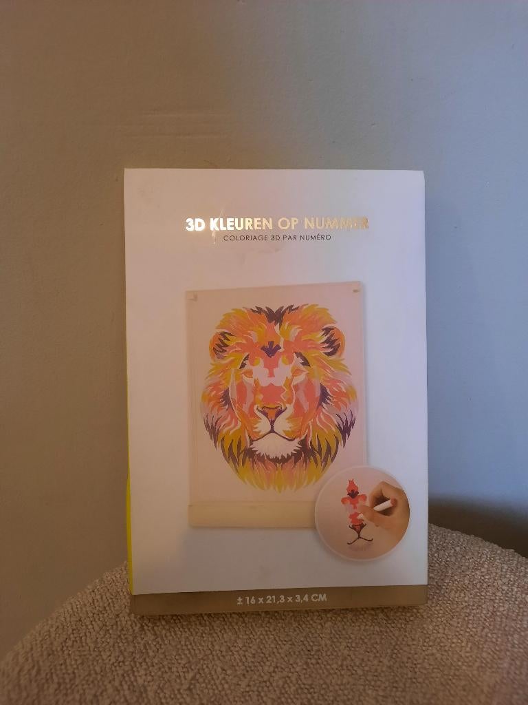 Knutselset 3D kleuren op nummer, Ophalen of Verzenden, Nieuw, Overige typen