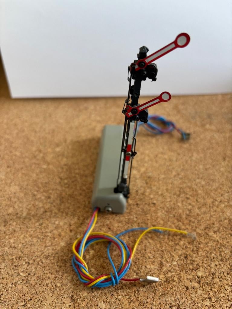 Marklin 7041 hoofdsein (twee vleugels), Wisselstroom, Gebruikt, Overige typen, Ophalen of Verzenden