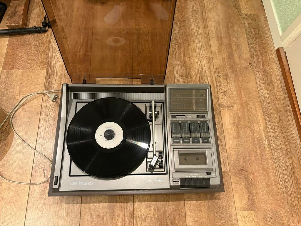Philips Music Center 990 - Platenspeler, Radio & Cassette, Ophalen, Gebruikt, Platenspeler, Philips