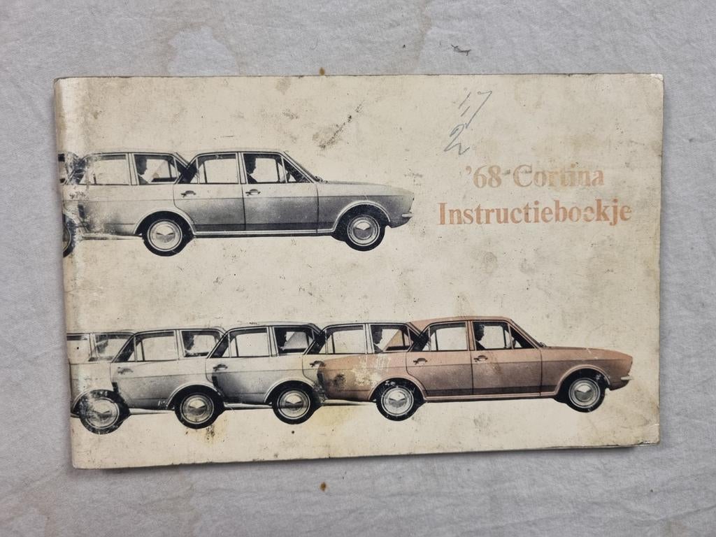 Ford Cortina instructie boekje, Auto diversen, Handleidingen en Instructieboekjes, Ophalen of Verzenden