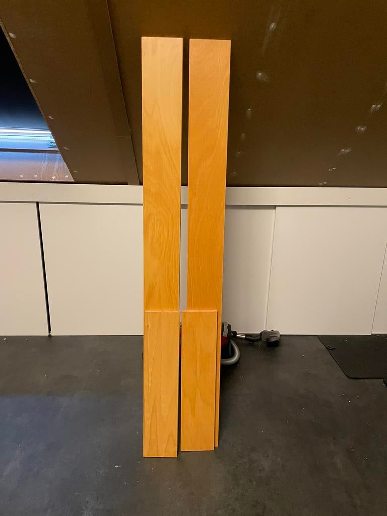 Auping auronde bedplanken voor bed 90/200, Ophalen, Zo goed als nieuw, Minder dan 180 cm, Planken