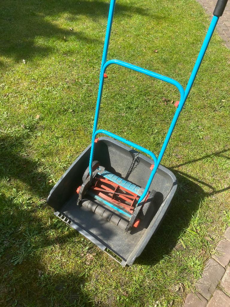 Grasmaaier Gardena, Ophalen, Gebruikt, Handgrasmaaier, Opvangbak