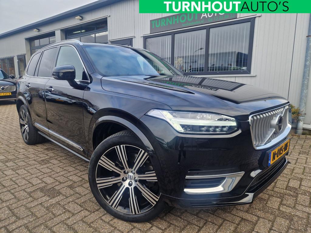 Volvo XC90 T8 Recharge AWD Inscription Exclusive Luchtvering, Gebruikt, 4 cilinders, 7 stoelen, Zwart