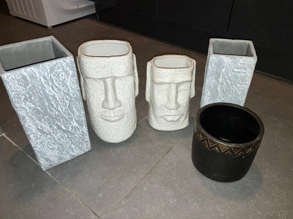 Bloempotten, one of a kind, Tuin en Terras, Bloempotten, Ophalen, Nieuw, Balkon, Overige vormen