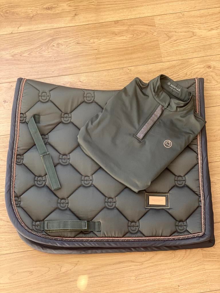 Equestrain stockholm dekje + shirt, Dieren en Toebehoren, Paarden en Pony's | Dekens en Dekjes, Ophalen of Verzenden, Zo goed als nieuw