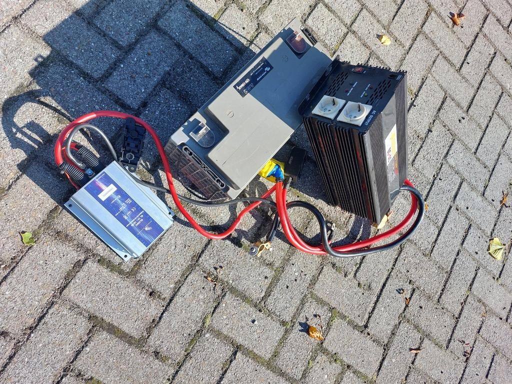 Omvormer met AMG Victron 220 Ampere, Ophalen