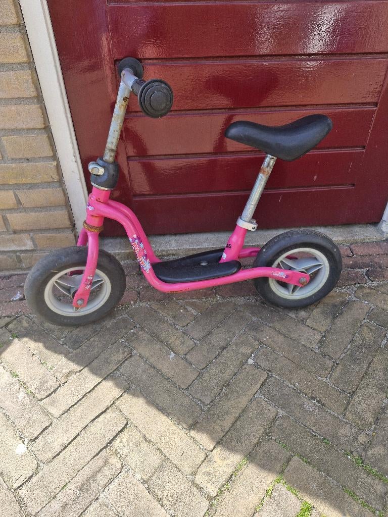 Roze loopfiets, Ophalen, Gebruikt, Loopfiets