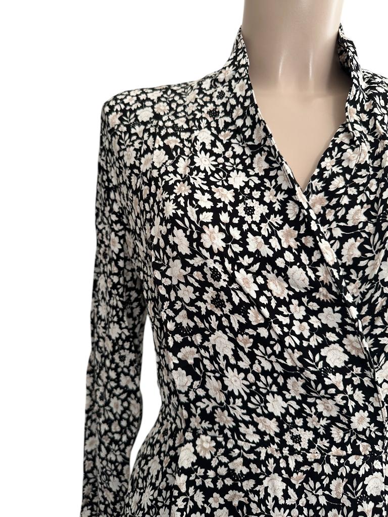 Samsoe Samsoe jurk M, Blauw, Ophalen of Verzenden, Zo goed als nieuw, Boven de knie