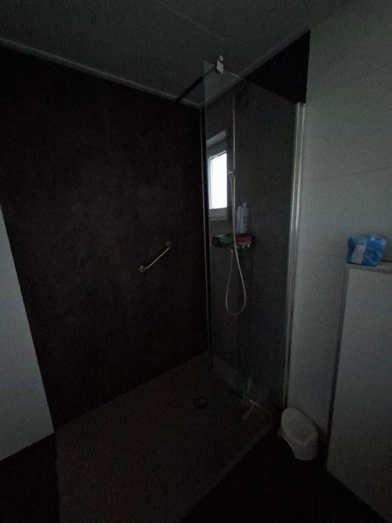 Scheidingswand douche, Ophalen, Zo goed als nieuw