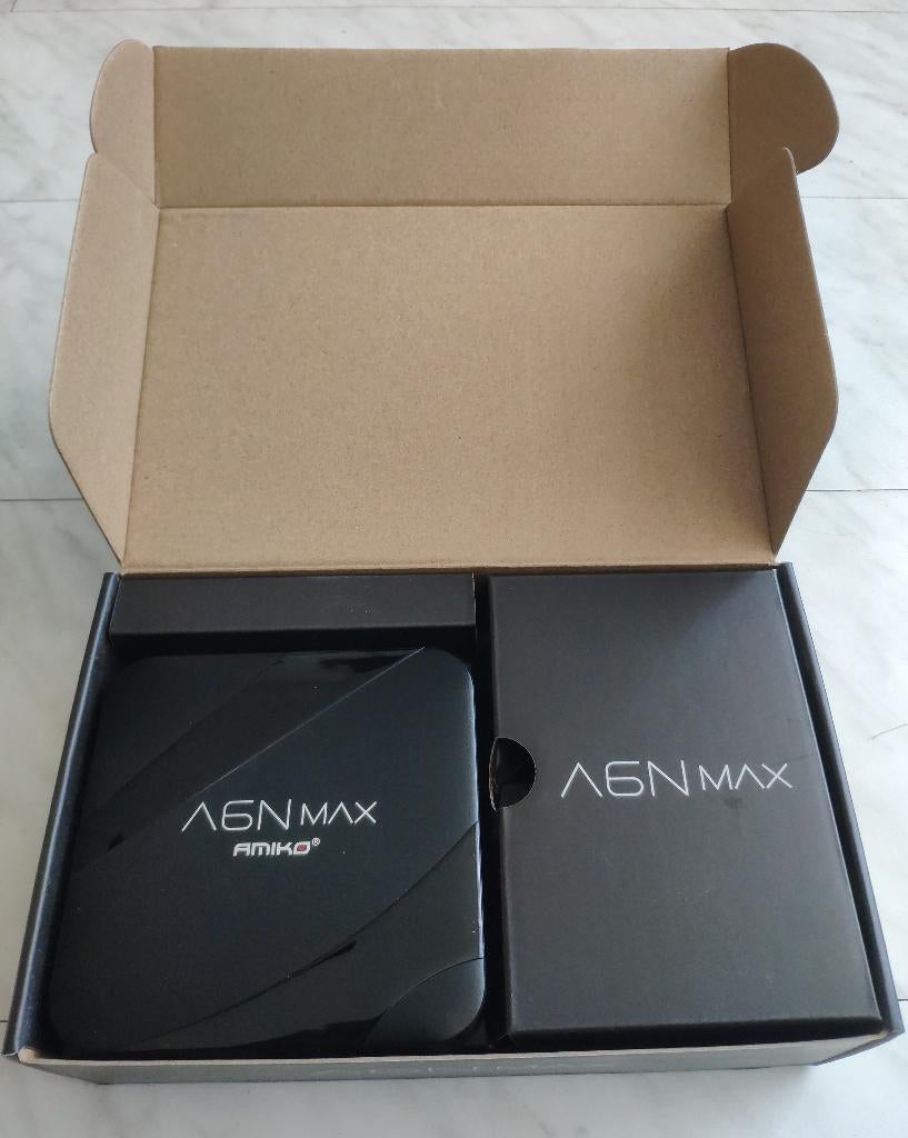 Amiko A6N MAX IPTV kastje Android mediaspeler TV Box, Ophalen, Gebruikt, HDMI