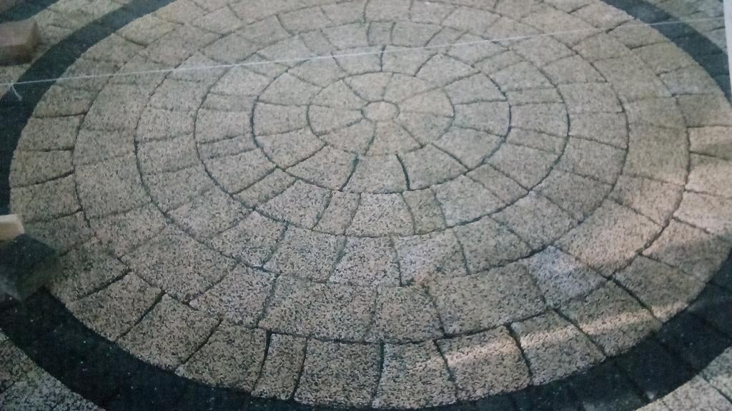 Terras Cirkel - Klinkers - Tuin/Terras, Tuin en Terras, Ophalen, Gebruikt, Beton, Klinkers