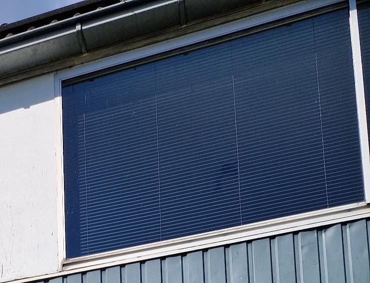 Jaloezie - VENETA - aluminium 25 mm - Antraciet, Ophalen, Zo goed als nieuw, 200 cm of meer, Grijs