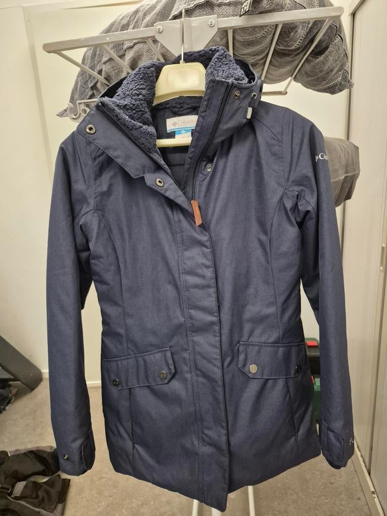 Columbia getailleerde jas XS (170-176) - Donkerblauw, Columbia, Blauw, Ophalen of Verzenden, Zo goed als nieuw