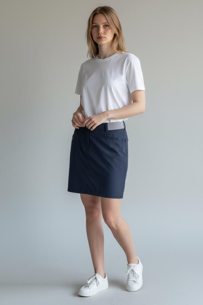 L = 40 Maier Sports Norit Skortin Outdoor Broekrokje Skort, Maat 42/44 (L), Nieuw, Ophalen of Verzenden, Boven de knie