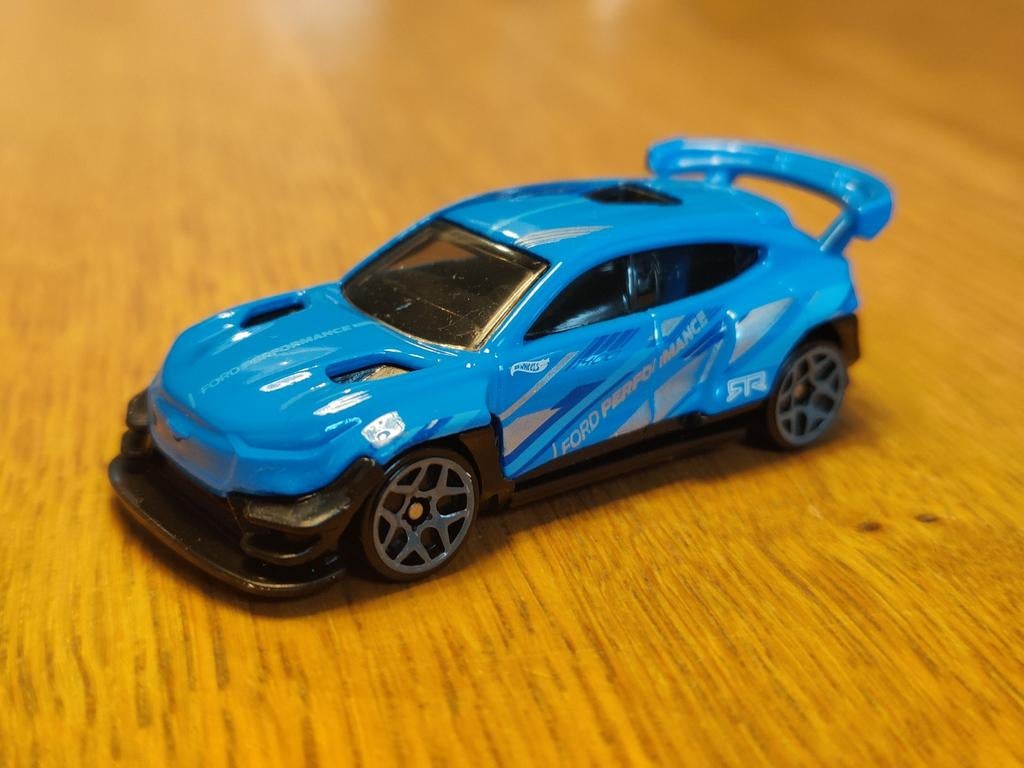 Hot Wheels Ford Mustang Mach E BLAUW, Ophalen of Verzenden, Zo goed als nieuw, Auto
