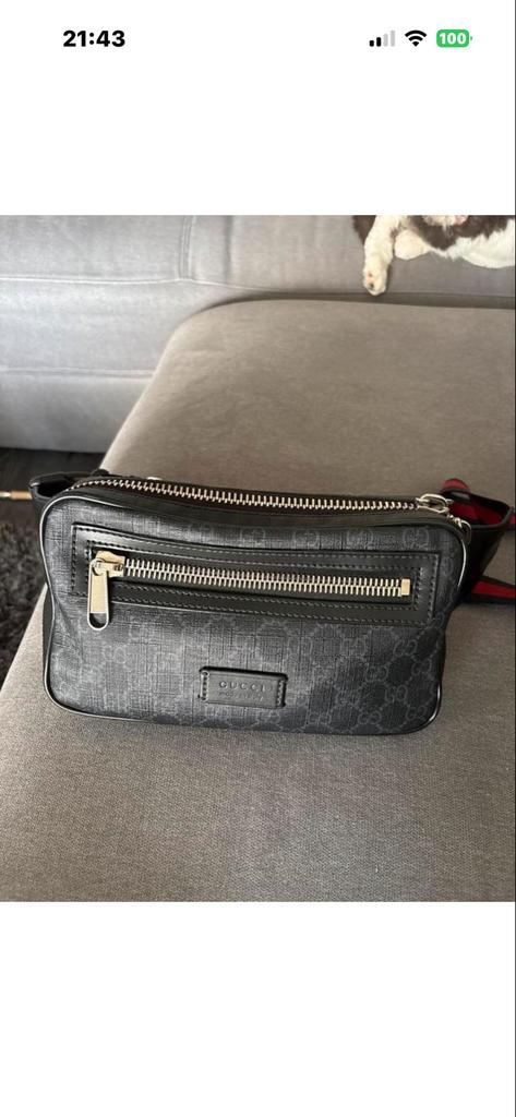 Gucci heuptas / crossbody tas - Zwart, Sieraden, Tassen en Uiterlijk, Tassen | Schoudertassen, Ophalen of Verzenden, Gebruikt