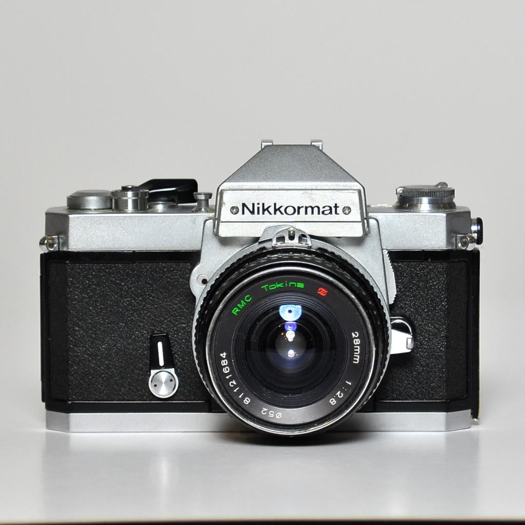 Nikkormat 28mm. 2.8, Ophalen of Verzenden, Gebruikt, Spiegelreflex, Nikon