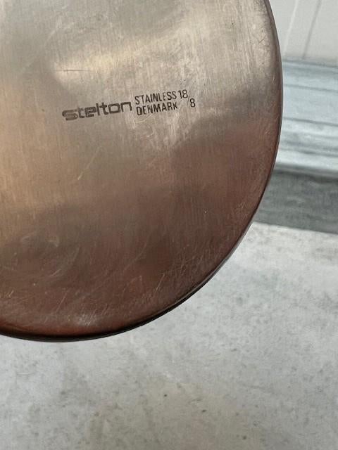 Stelton Cylinda asbak Arne Jacobsen design vintage, Gebruikt, Stelton, Ophalen of Verzenden, Stelton