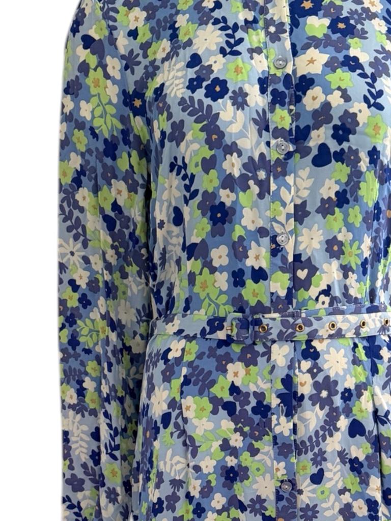 Fabienne Chapot jurk L, Blauw, Ophalen of Verzenden, Zo goed als nieuw, Onder de knie