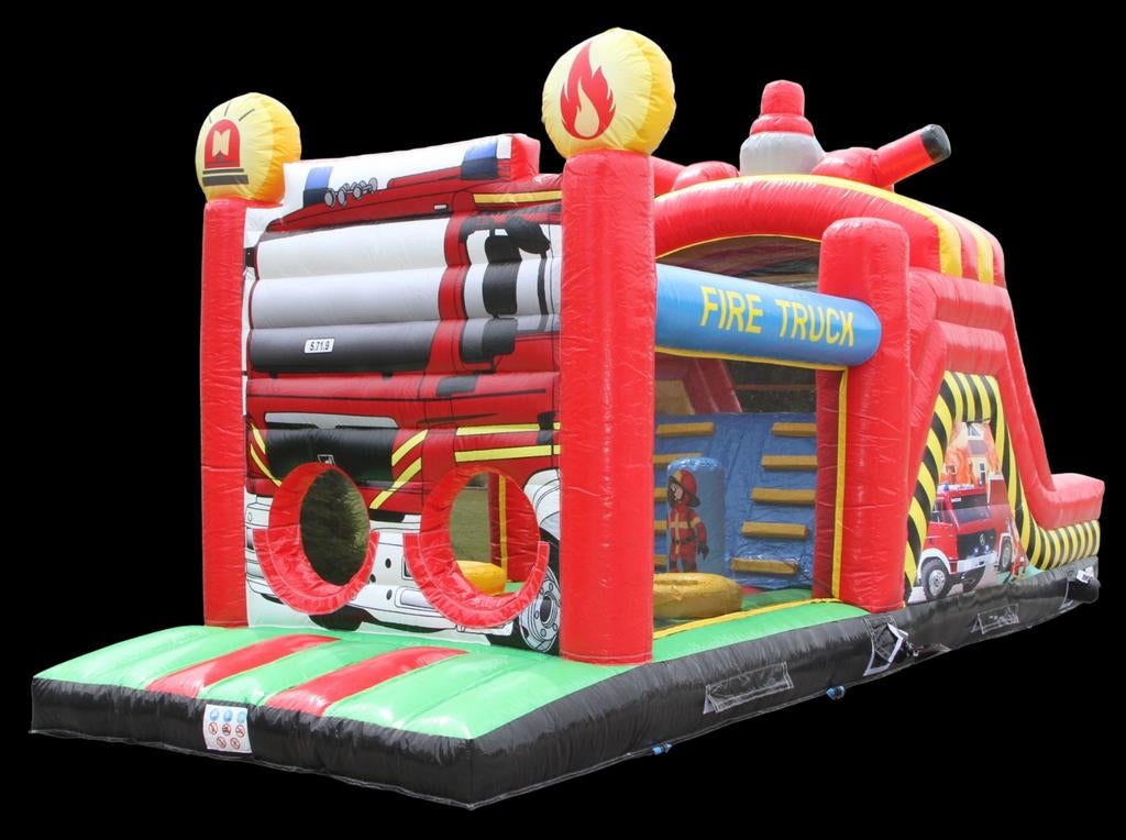 Te koop mooie nieuwe stormbaan brandweer 10 x 3,1 meter, Ophalen of Verzenden, Nieuw, Verjaardag