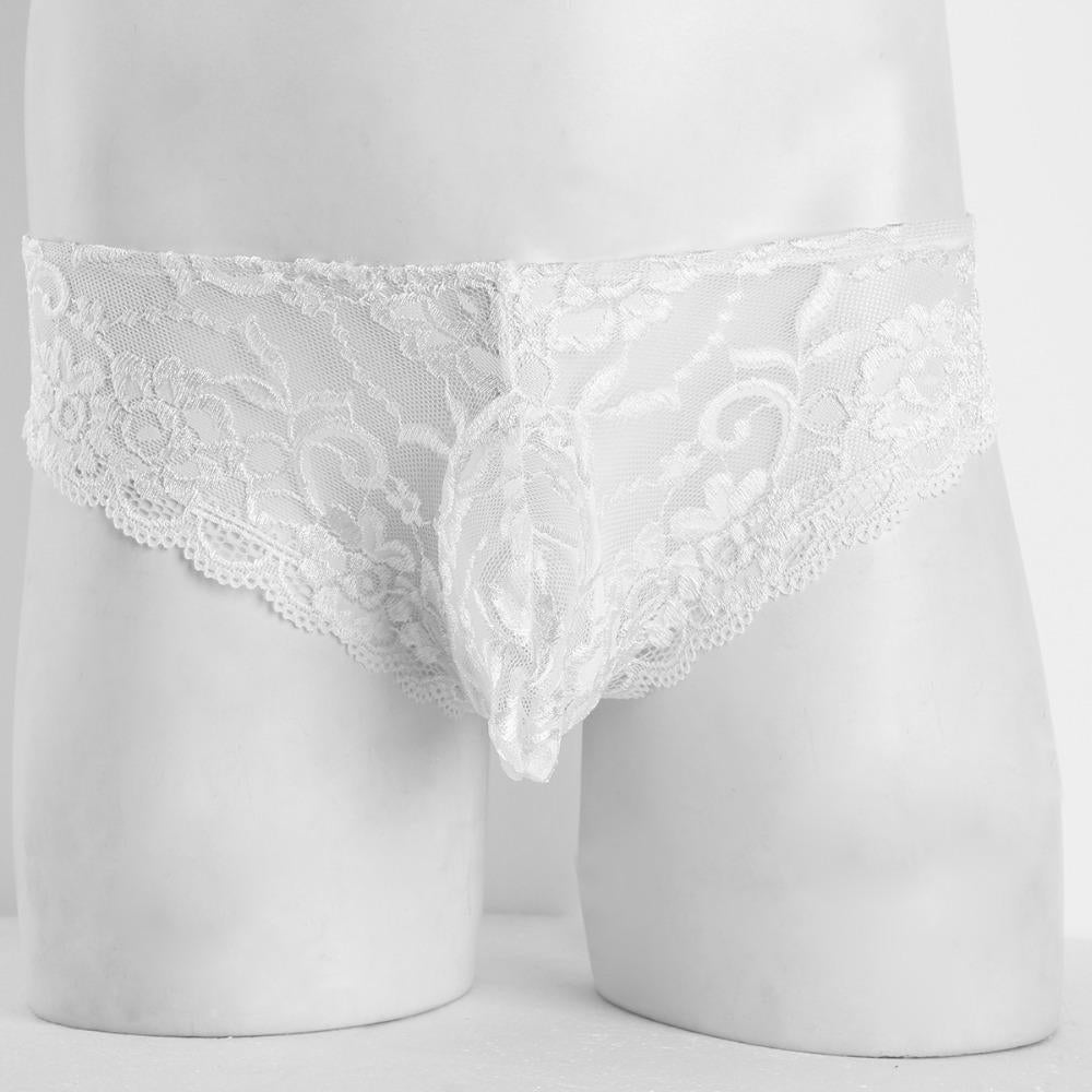 Witte mannen sissy slip / sexy onderbroek broekje heren, Verzenden, Wit, Slip