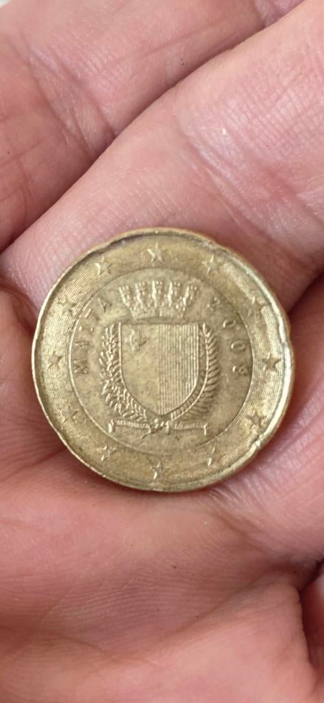 munt:  0,20 €  MALTA, Postzegels en Munten, Munten | Europa | Euromunten, Ophalen of Verzenden, Malta, 20 cent, Losse munt