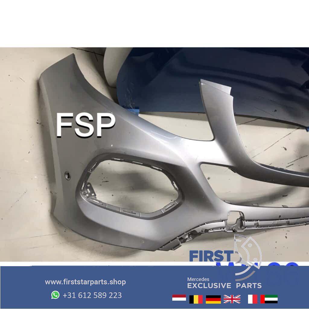 W166 ML GLE Voorbumper zilver grijs origineel Mercedes / Fac, Gebruikt, -, Voor, Ophalen of Verzenden