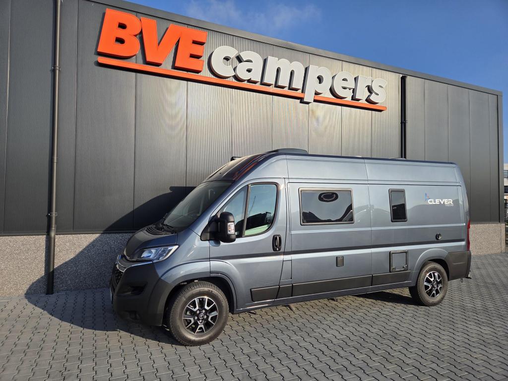 Clever Celebration 600 Busbiker / 100A Lithium / Bearlock, Caravans en Kamperen, Campers, Ringverwarming, Tot en met 2, Bedrijf
