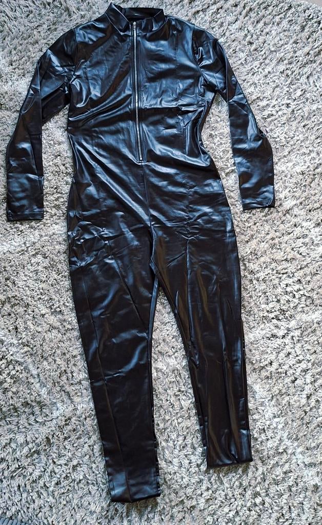 Zwarte jumpsuit met rits XL ( nieuw), Verzenden, Nieuw, Maat 46/48 (XL) of groter, Zwart
