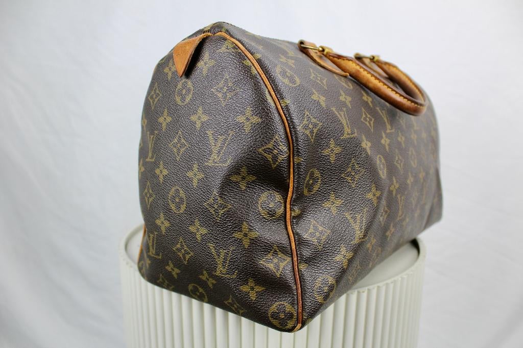 Louis Vuitton Speedy 35 - 1104, Gebruikt, Bruin, Ophalen of Verzenden, Lv