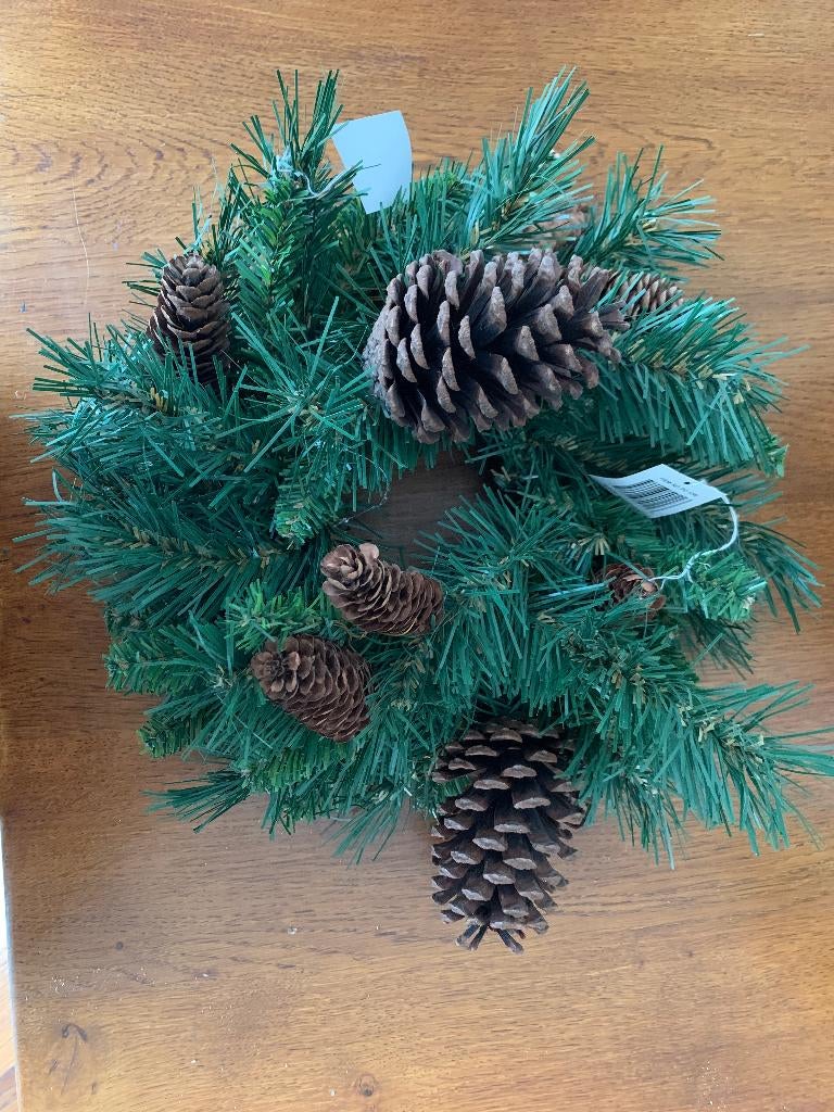 Kerst "Krans" met Grote Dennenappels Nieuw, Ophalen of Verzenden, Nieuw