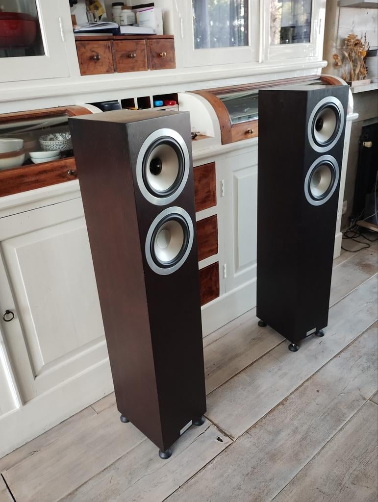 2 Tannoy DC6T speakers met Denon AVR-X1000 Spotify Connect, Audio, Tv en Foto, Ophalen, Gebruikt, Denon, Losse componenten